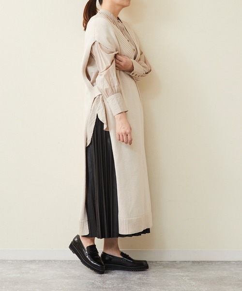 menue（メヌエ）の「軽量厚底ソールローファー（ローファー・レディース・ブラック/ダークブラウン/アイボリー/ブラック系その他/ベージュ系その他・LL/3L/S/M/L/XS）」の7枚目の写真