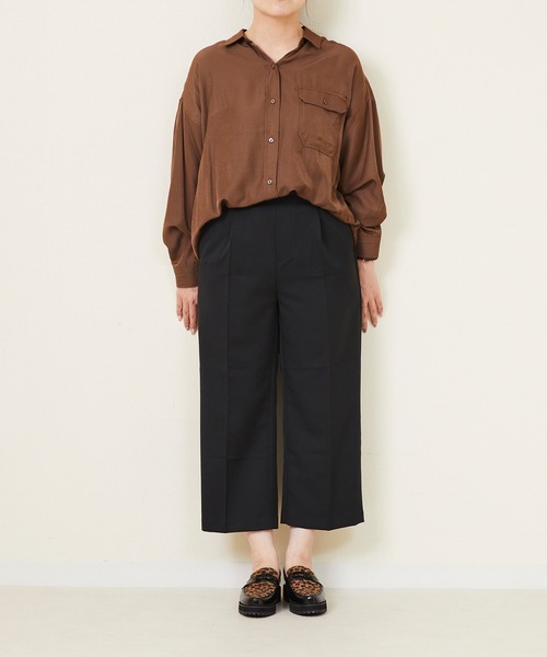 menue（メヌエ）の「軽量厚底ソールローファー（ローファー・レディース・ブラック/ダークブラウン/アイボリー/ブラック系その他/ベージュ系その他・LL/3L/S/M/L/XS）」の8枚目の写真