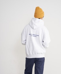 【BEN DAVIS/ベンデイビス】 裏起毛 カレッジロゴ プルフーディーパーカー