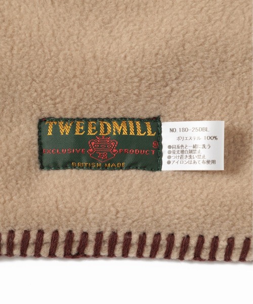417 EDIFICE SELECT(フォーワンセブンエディフィスセレクト)の「【TWEEDMILL / ツイードミル】フリースリバーシブルマフラー 25cm×180cm(マフラー・メンズ・ブラック/チャコールグレー/ベージュ/ネイビー・FREE)」の18枚目の写真