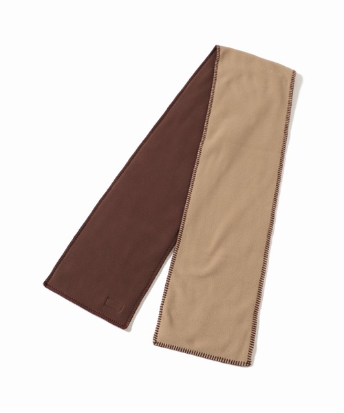 417 EDIFICE SELECT(フォーワンセブンエディフィスセレクト)の「【TWEEDMILL / ツイードミル】フリースリバーシブルマフラー 25cm×180cm(マフラー・メンズ・ブラック/チャコールグレー/ベージュ/ネイビー・FREE)」の15枚目の写真