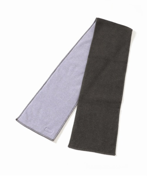 417 EDIFICE SELECT(フォーワンセブンエディフィスセレクト)の「【TWEEDMILL / ツイードミル】フリースリバーシブルマフラー 25cm×180cm(マフラー・メンズ・ブラック/チャコールグレー/ベージュ/ネイビー・FREE)」の14枚目の写真