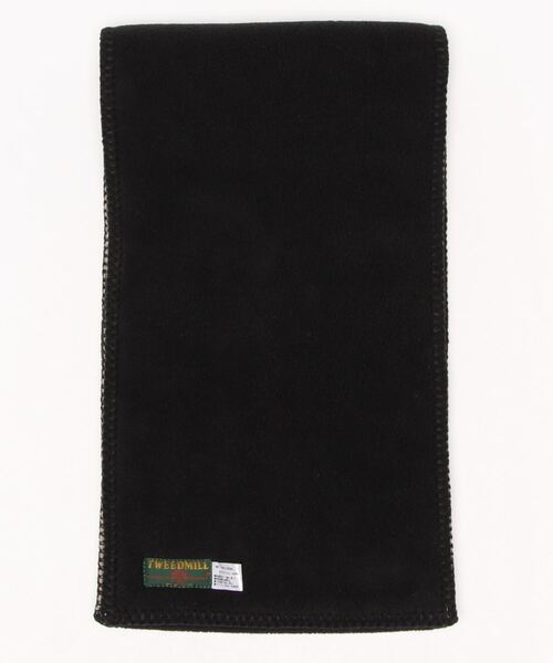 417 EDIFICE SELECT(フォーワンセブンエディフィスセレクト)の「【TWEEDMILL / ツイードミル】フリースリバーシブルマフラー 25cm×180cm(マフラー・メンズ・ブラック/チャコールグレー/ベージュ/ネイビー・FREE)」の6枚目の写真