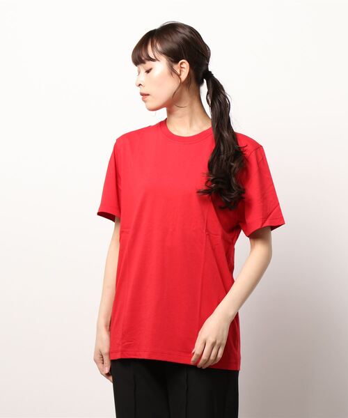 GIORDANO（ジョルダーノ）の「[GIORDANO] コットンクルーネック半袖Tシャツ (ユニセックス）（Tシャツ/カットソー・レディース・ホワイト/ブラック/ブラウン/ブルー/グリーン/イエロー/レッド・SMALL/LARGE/MEDIUM/X-LARGE）」の7枚目の写真