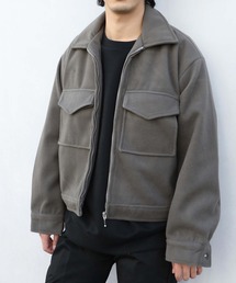 DETAILS | DETAILS/ メルトン A-2ライク スイングトップ(ブルゾン)