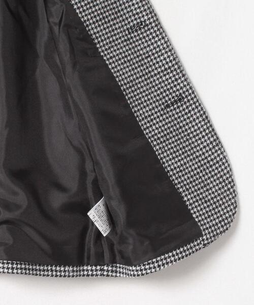 agnes b.（アニエスベー）の「CAB9 E VESTE キッズ ハウンドトゥースジャケット（テーラードジャケット・キッズ・ブラック・4YEAR/6YEAR/8YEAR/10YEAR）」の2枚目の写真