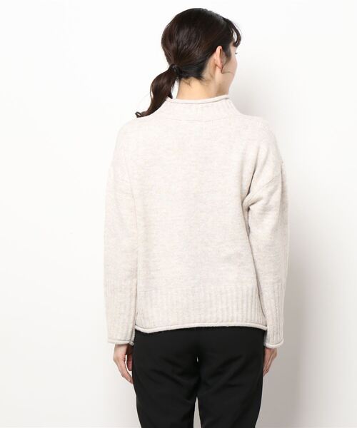 Samansa Mos2 blue（サマンサモスモスブルー）の「もちもちニット（ニット/セーター・レディース・ベージュ/グレー/オフホワイト/イエロー/ミント・ﾌﾘ-）」の9枚目の写真