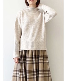 Samansa Mos2 blue | もちもちニット(ニット/セーター)