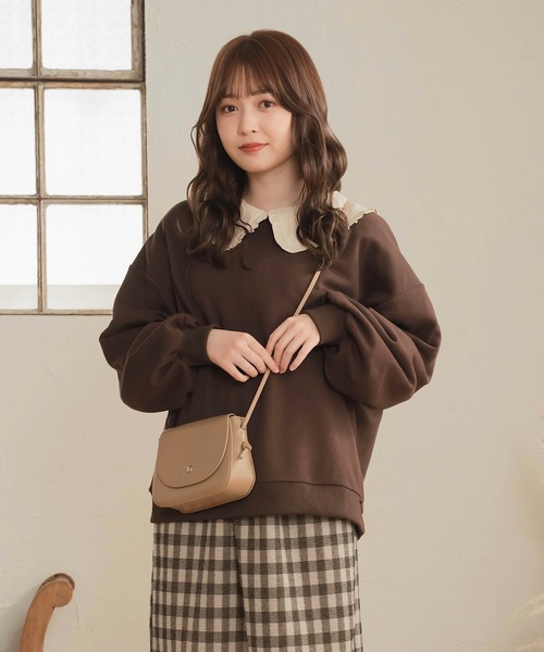 Cham.(チャム)の「ゆるだぼスウェット(スウェット・レディース・ブラウン/ベージュ・FREE)」の16枚目の写真