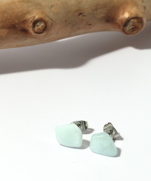 チチカカ(チチカカ)の「パワーストーンピアス(ピアス(両耳用)・レディース・パープル/ピンク/ターコイズブルー/オレンジ・FREE)」の2枚目の写真