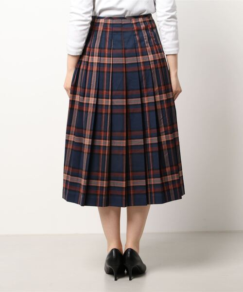 Te chichi（テチチ）の「チェックプリーツキルトスカート（スカート・レディース・ネイビー/グレー/チャコール・SMALL/MEDIUM）」の5枚目の写真