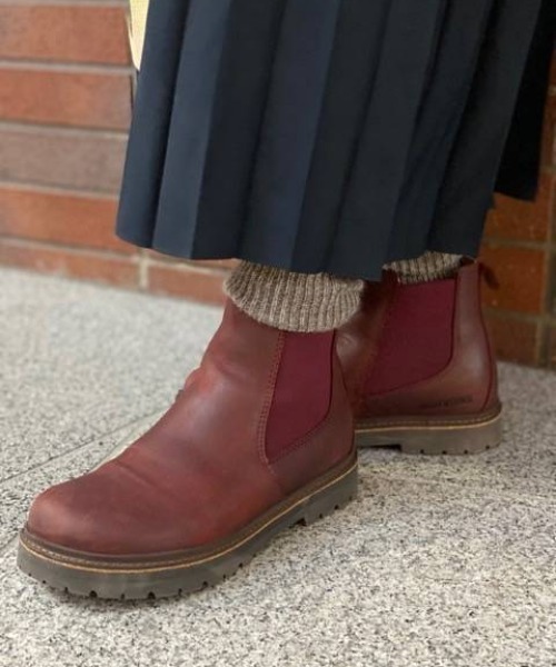 BIRKENSTOCK スタロン　 ナロー幅40 バーガンディー　箱付き BIRKENSTOCK ブーツ STALON/スタロン バーガンディー (WOMEN