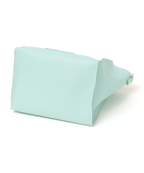 The Container Shop（ザ コンテナショップ）の「【SHIPS any別注】The Container Shop: 22SS スクエア 2WAY レザー ショルダー バッグ M（ショルダーバッグ・レディース・ライトブルー/ブラック/イエロー・ONE SIZE）」の7枚目の写真