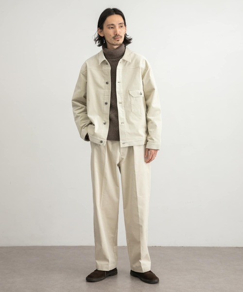 URBAN RESEARCH（アーバンリサーチ）の「『UR TECH』10Wコーデュロイブルゾン（ブルゾン・メンズ・オフホワイト/ブラック/ベージュ系その他・MEDIUM/LARGE）」の4枚目の写真