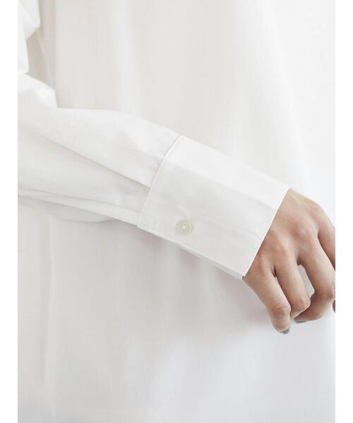 Green Parks(グリーンパークス)の「SET2点 ミニ裏毛+シャツチュニック*(Tシャツ/カットソー・レディース・ブラック/ベージュ/杢グレー・FREE)」の15枚目の写真