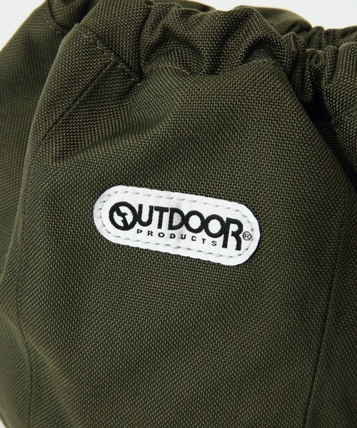 OUTDOOR PRODUCTS(アウトドアプロダクツ)の「DORRIS 121103 ボールバッグタイプ 巾着型ナイロンショルダーバッグ(ハンドバッグ・メンズ・ブラック/ネイビー/カーキ・FREE)」の7枚目の写真