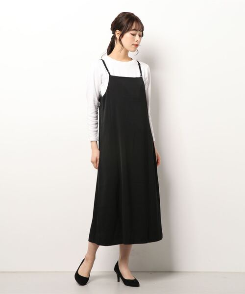 aimoha（アイモハ）の「サテンキャミソールワンピース（ワンピース・レディース・ブラック/グリーン・MEDIUM/LARGE）」の21枚目の写真