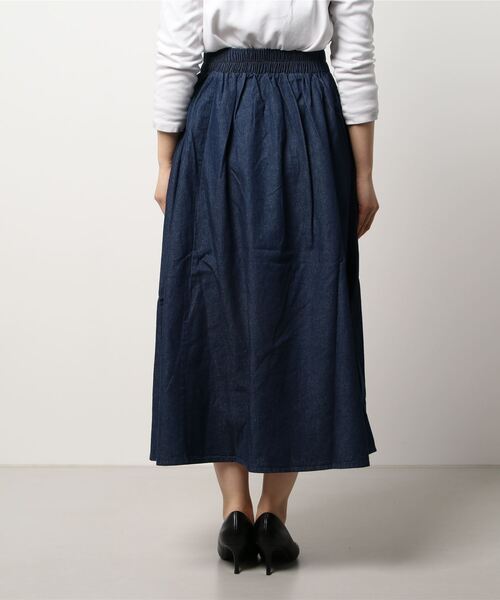 libelle more（リベル モア）の「６枚ハギデニムフレアスカート（デニムスカート・レディース・ブルー/ネイビー・L/M）」の19枚目の写真