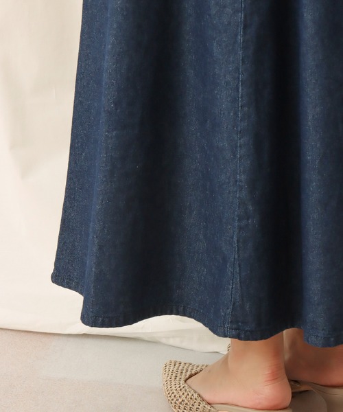 libelle more（リベル モア）の「６枚ハギデニムフレアスカート（デニムスカート・レディース・ブルー/ネイビー・L/M）」の14枚目の写真