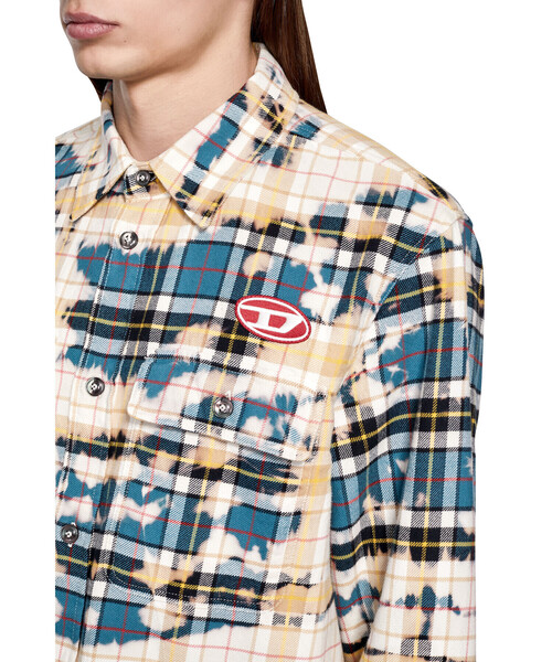 DIESEL(ディーゼル)の「メンズ シャツ チェック ネル素材(シャツ/ブラウス・メンズ・ピンク系その他/グリーン系その他・MEDIUM/X-SMALL/LARGE/X-LARGE/SMALL/XX-LARGE)」の17枚目の写真