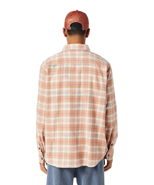 DIESEL(ディーゼル)の「メンズ シャツ チェック ネル素材(シャツ/ブラウス・メンズ・ピンク系その他/グリーン系その他・MEDIUM/X-SMALL/LARGE/X-LARGE/SMALL/XX-LARGE)」の20枚目の写真