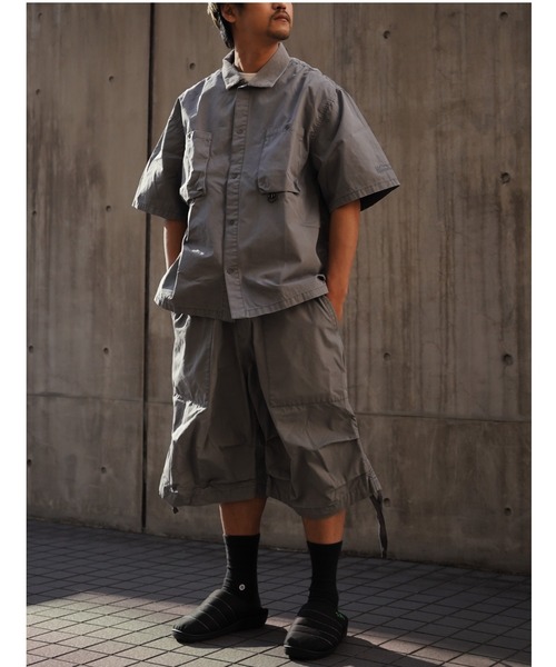 MANASTASH（マナスタッシュ）の「MANASTASH/マナスタッシュ　MS　BAZOOKA SHORTS MSバズーカショーツ（その他パンツ・メンズ・ブラック/グレー/カーキ・MEDIUM/LARGE/X-LARGE）」の6枚目の写真