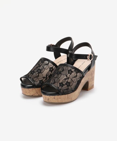 MAJESTIC LEGON（マジェスティックレゴン）の「シアーレディサンダル（サンダル・レディース・オフホワイト/ブラック/グレー・X-LARGE/MEDIUM/LARGE/SMALL）」の11枚目の写真