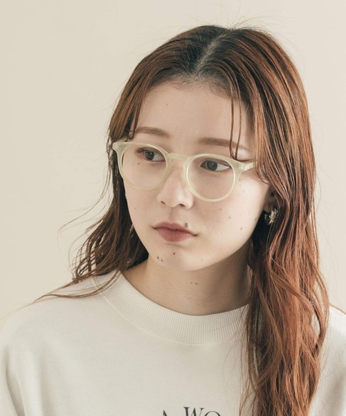 SMELLY（スメリー）の「ラウンドフレームダテメガネ（メガネ・レディース・ブラウン系その他/イエロー系その他/ブラック・-）」の13枚目の写真