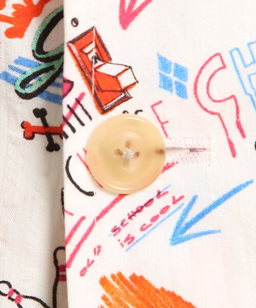 40ｃｔ＆525（フォーティーカラッツアンドゴーニーゴ）の「POPプリントサッカー ワークジャケット（テーラードジャケット・メンズ・ホワイト系1/ライトグリーン系/ネイビー系・01/04/02/03）」の15枚目の写真