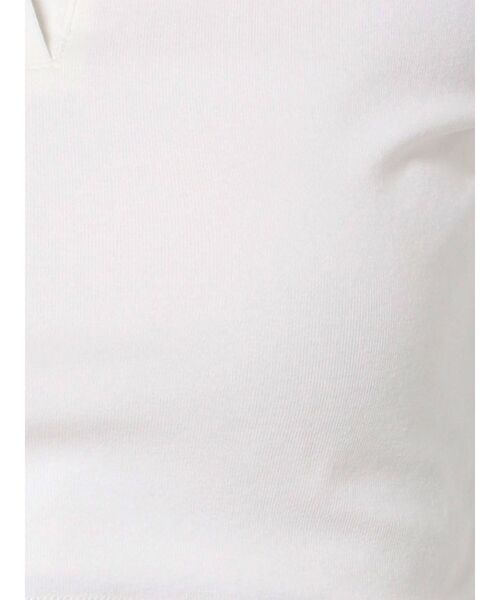 EMODA（エモダ）の「スキッパークロップトップ（Tシャツ/カットソー・レディース・ホワイト/ブラック/ライム/ブルー・FREE）」の12枚目の写真