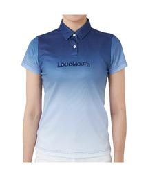 Loudmouth（ラウドマウス）の「LOUDMOUTH/ラウドマウス ゴルフウェア グラデーション 吸汗速乾 UVカット 接触冷感 ボタンダウン 半袖 ポロシャツ（ポロシャツ）」