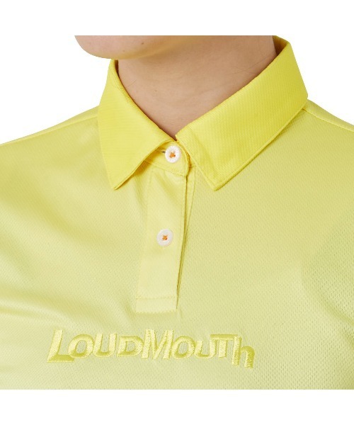 Loudmouth(ラウドマウス)の「LOUDMOUTH/ラウドマウス ゴルフウェア グラデーション 吸汗速乾 UVカット 接触冷感 ボタンダウン 半袖 ポロシャツ(ポロシャツ・レディース・ピンク/イエロー/ターコイズブルー/ネイビー・M/L/S)」の17枚目の写真