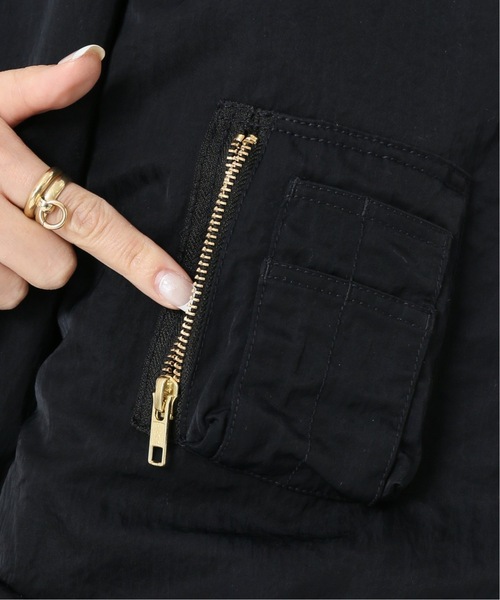 JOURNAL STANDARD(ジャーナルスタンダード)の「《追加2》LIGHT MA-1(MA-1・レディース・ベージュ/ネイビー/グレー系その他・38/36)」の18枚目の写真