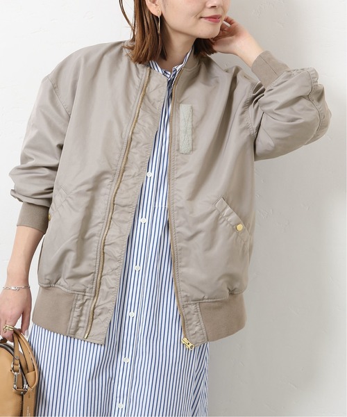 JOURNAL STANDARD LIGHT MA-1 グレー ベージュ 追加2》LIGHT MA-1（MA-1）｜JOURNAL STANDARD（ジャーナル