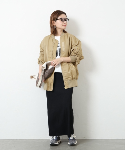 JOURNAL STANDARD(ジャーナルスタンダード)の「《追加2》LIGHT MA-1(MA-1・レディース・ベージュ/ネイビー/グレー系その他・38/36)」の20枚目の写真