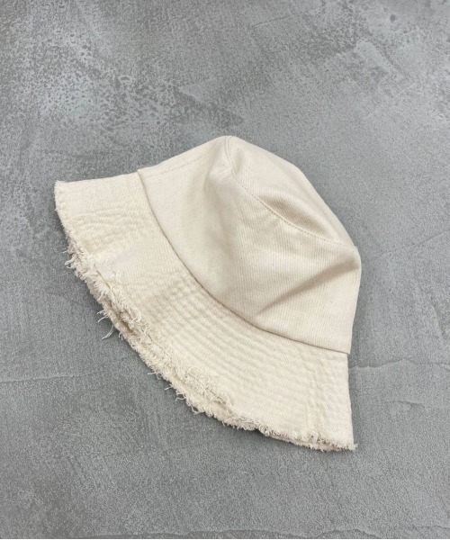 PairPair（ペアペア）の「フリンジバケハ(ユニセックス)（ハット・レディース・ブラック/パープル/グリーン/アイボリー・フリー）」の8枚目の写真