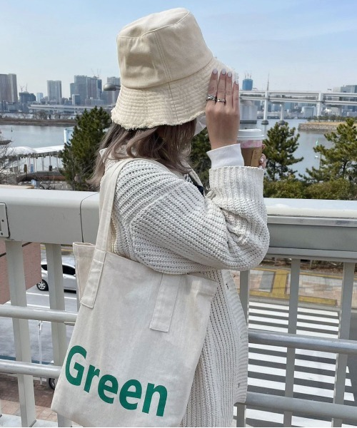 PairPair（ペアペア）の「フリンジバケハ(ユニセックス)（ハット・レディース・ブラック/パープル/グリーン/アイボリー・フリー）」の12枚目の写真