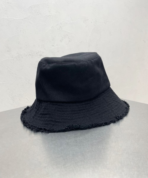 PairPair（ペアペア）の「フリンジバケハ(ユニセックス)（ハット・レディース・ブラック/パープル/グリーン/アイボリー・フリー）」の15枚目の写真