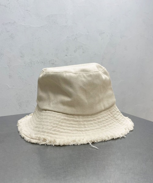 PairPair（ペアペア）の「フリンジバケハ(ユニセックス)（ハット・レディース・ブラック/パープル/グリーン/アイボリー・フリー）」の14枚目の写真