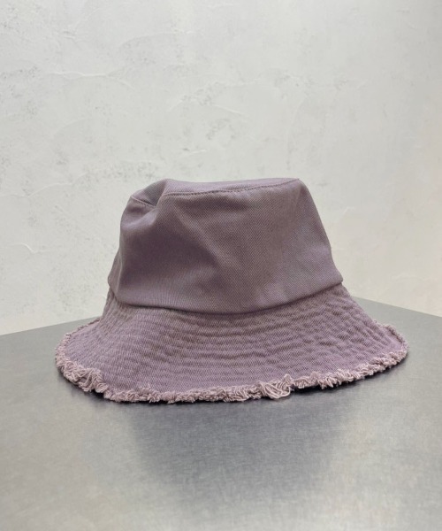 PairPair（ペアペア）の「フリンジバケハ(ユニセックス)（ハット・レディース・ブラック/パープル/グリーン/アイボリー・フリー）」の17枚目の写真