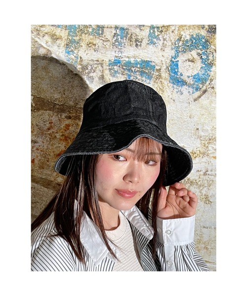 セール ウォッシュデニムバケットハット Nb ハット おしゃれスタ オシャレスタ のファッション通販 Zozotown