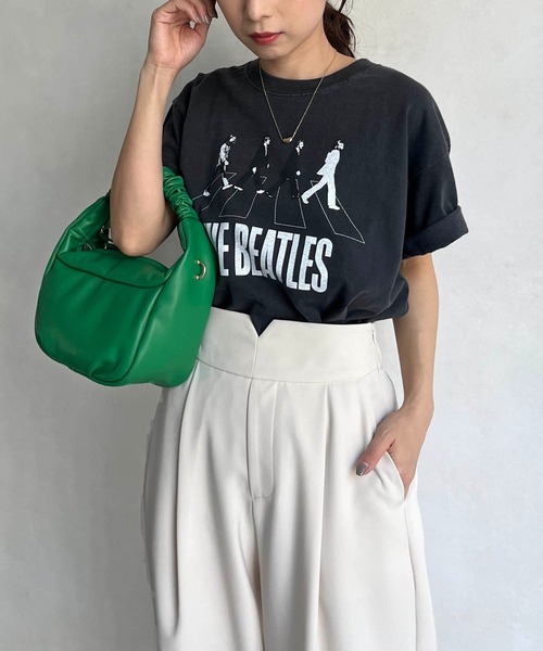 GOOD ROCK SPEED(グッドロックスピード)の「【GOOD ROCK SPEED】BEATLES Tシャツ(Tシャツ/カットソー・レディース・ブラック・M)」の10枚目の写真