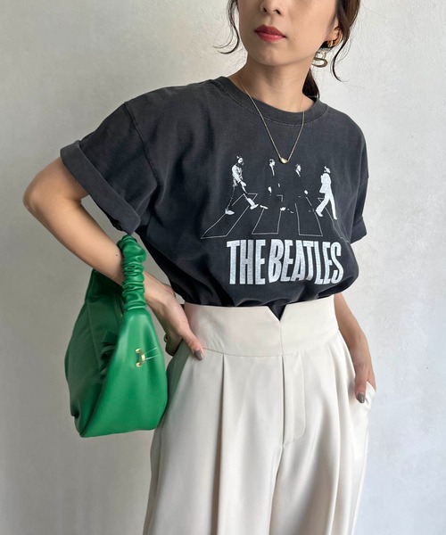 GOOD ROCK SPEED(グッドロックスピード)の「【GOOD ROCK SPEED】BEATLES Tシャツ(Tシャツ/カットソー・レディース・ブラック・M)」の11枚目の写真