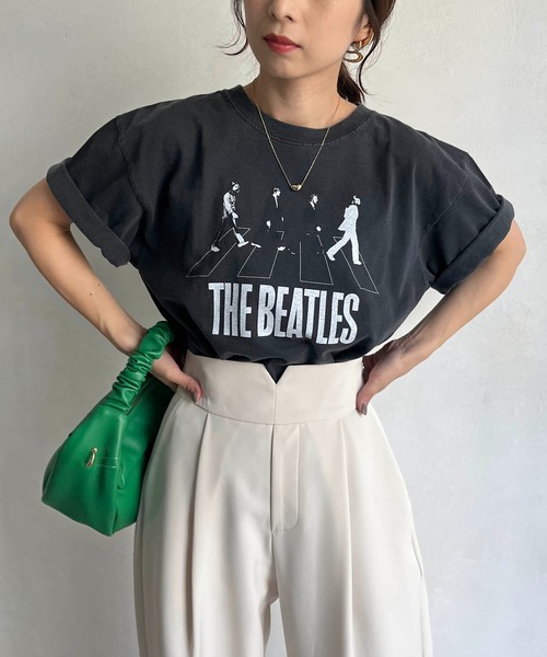 GOOD ROCK SPEED(グッドロックスピード)の「【GOOD ROCK SPEED】BEATLES Tシャツ(Tシャツ/カットソー・レディース・ブラック・M)」の12枚目の写真