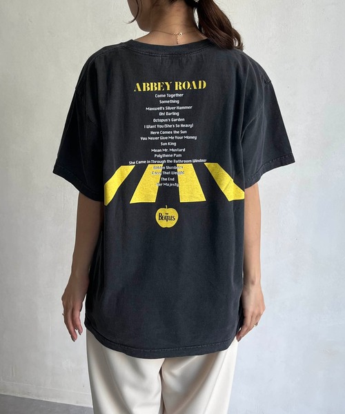 GOOD ROCK SPEED(グッドロックスピード)の「【GOOD ROCK SPEED】BEATLES Tシャツ(Tシャツ/カットソー・レディース・ブラック・M)」の4枚目の写真