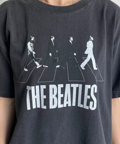 GOOD ROCK SPEED(グッドロックスピード)の「【GOOD ROCK SPEED】BEATLES Tシャツ(Tシャツ/カットソー・レディース・ブラック・M)」の7枚目の写真