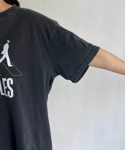 GOOD ROCK SPEED(グッドロックスピード)の「【GOOD ROCK SPEED】BEATLES Tシャツ(Tシャツ/カットソー・レディース・ブラック・M)」の8枚目の写真