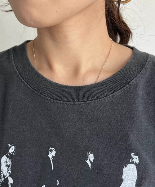 GOOD ROCK SPEED(グッドロックスピード)の「【GOOD ROCK SPEED】BEATLES Tシャツ(Tシャツ/カットソー・レディース・ブラック・M)」の5枚目の写真