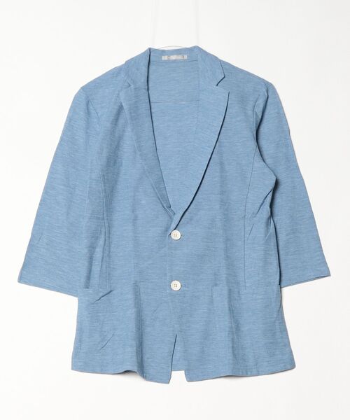 HIGH STREET（ハイストリート）の「HIGH STREET∴ｱﾑﾝｾﾞﾝ7ﾌﾞｿﾃﾞﾃｰﾗｰｶｰﾃﾞｨｶﾞﾝ（タンクトップ・メンズ・ブルー系2/ブルー・M/L）」の2枚目の写真