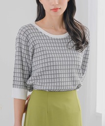 fifth | 【後藤真希セレクト】ツイード編み半袖ニット(ニット/セーター)